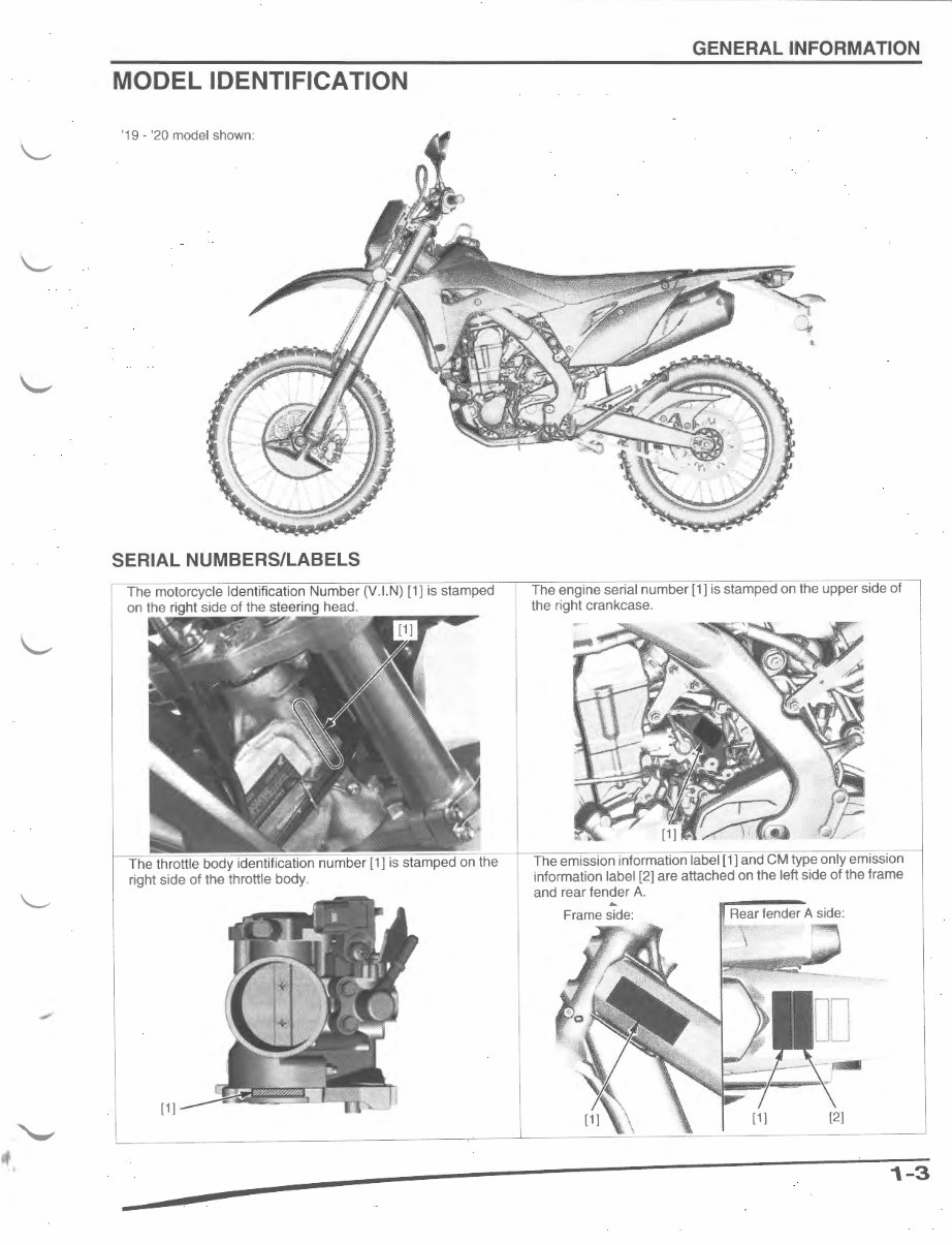 2019-2022 Honda CRF450L Service & Repair Manual preview img 10