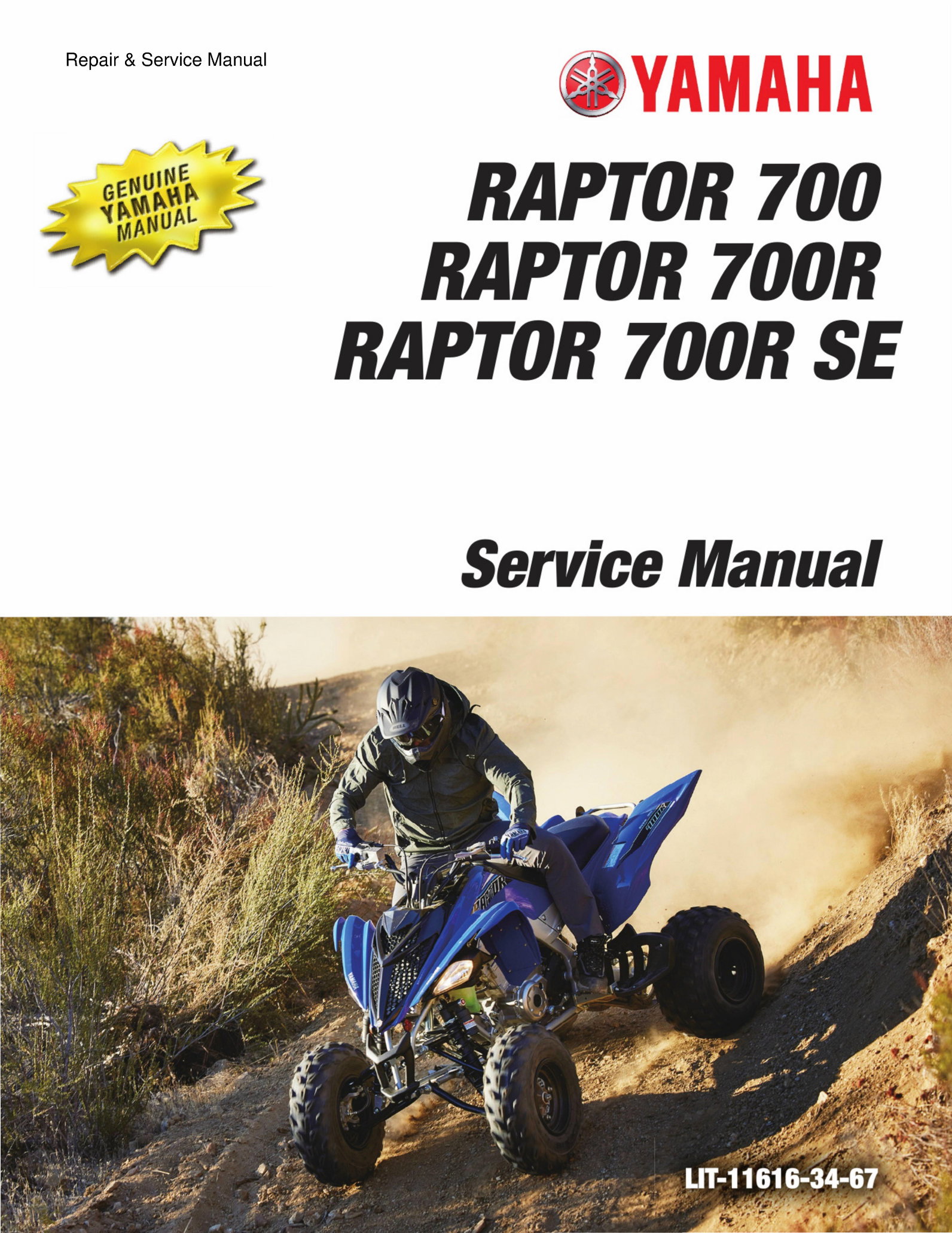 Yamaha Raptor 700 Service Kit 2021 Yamaha RAPTOR 700R SE | eManualOnline