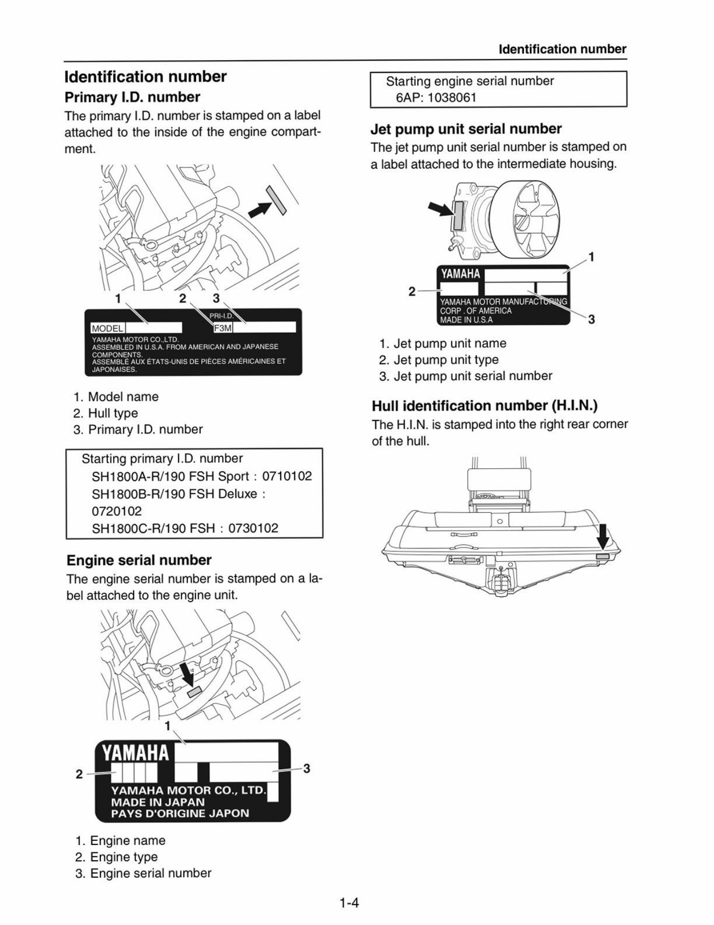 2016 Yamaha 190 FSH SPORT Service & Repair Manual preview img 9