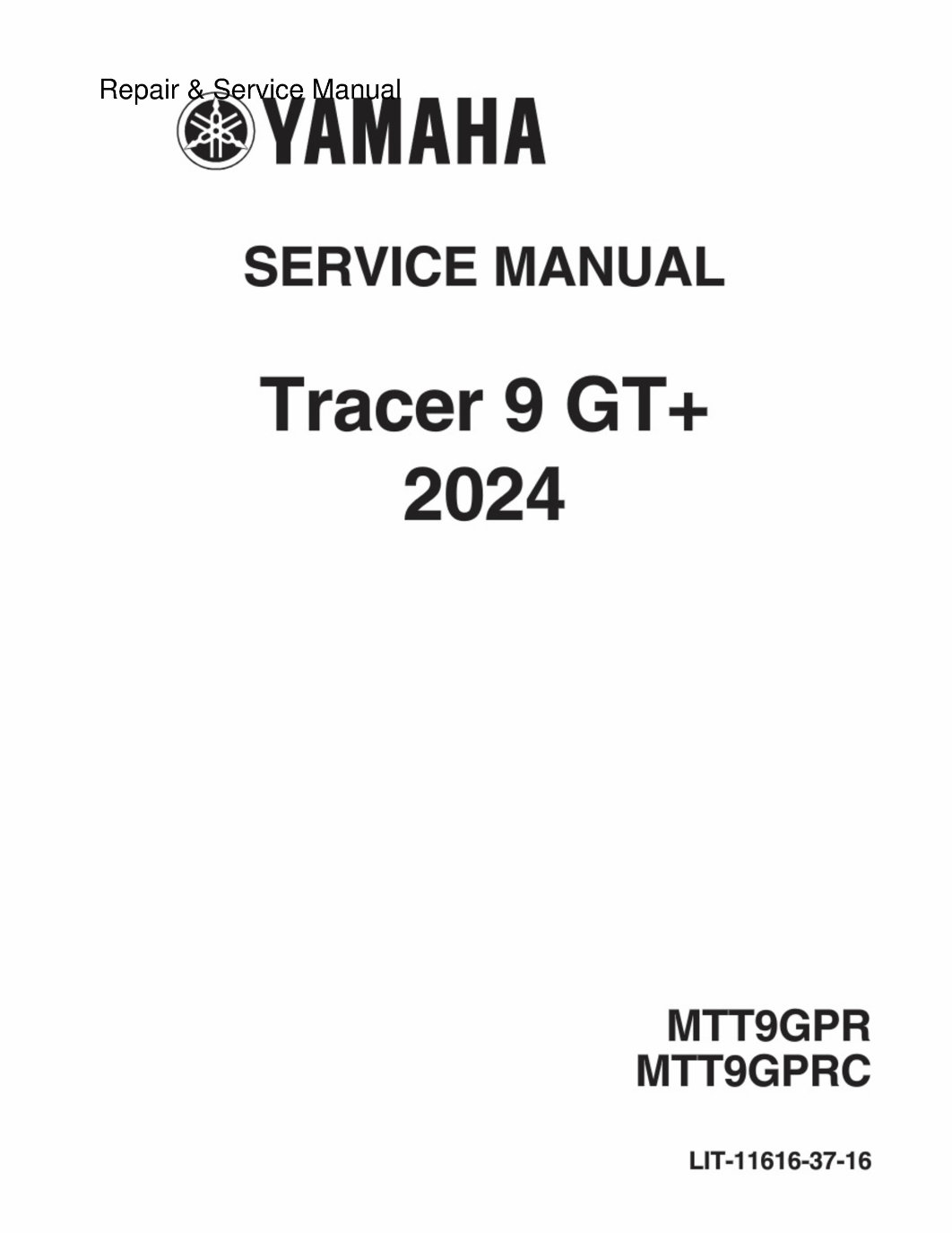 2024 Yamaha Tracer 9 GT Service & Repair Manual preview img 1