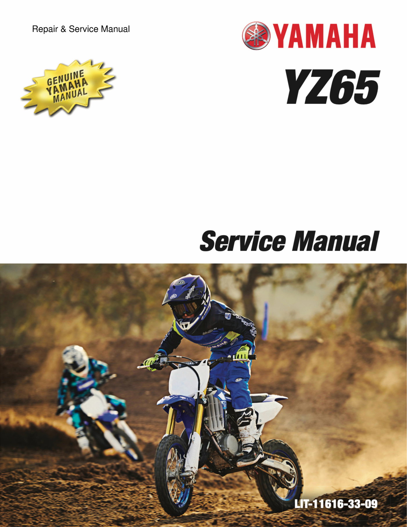 2024 Yamaha YZ65 Service & Repair Manual preview img 1
