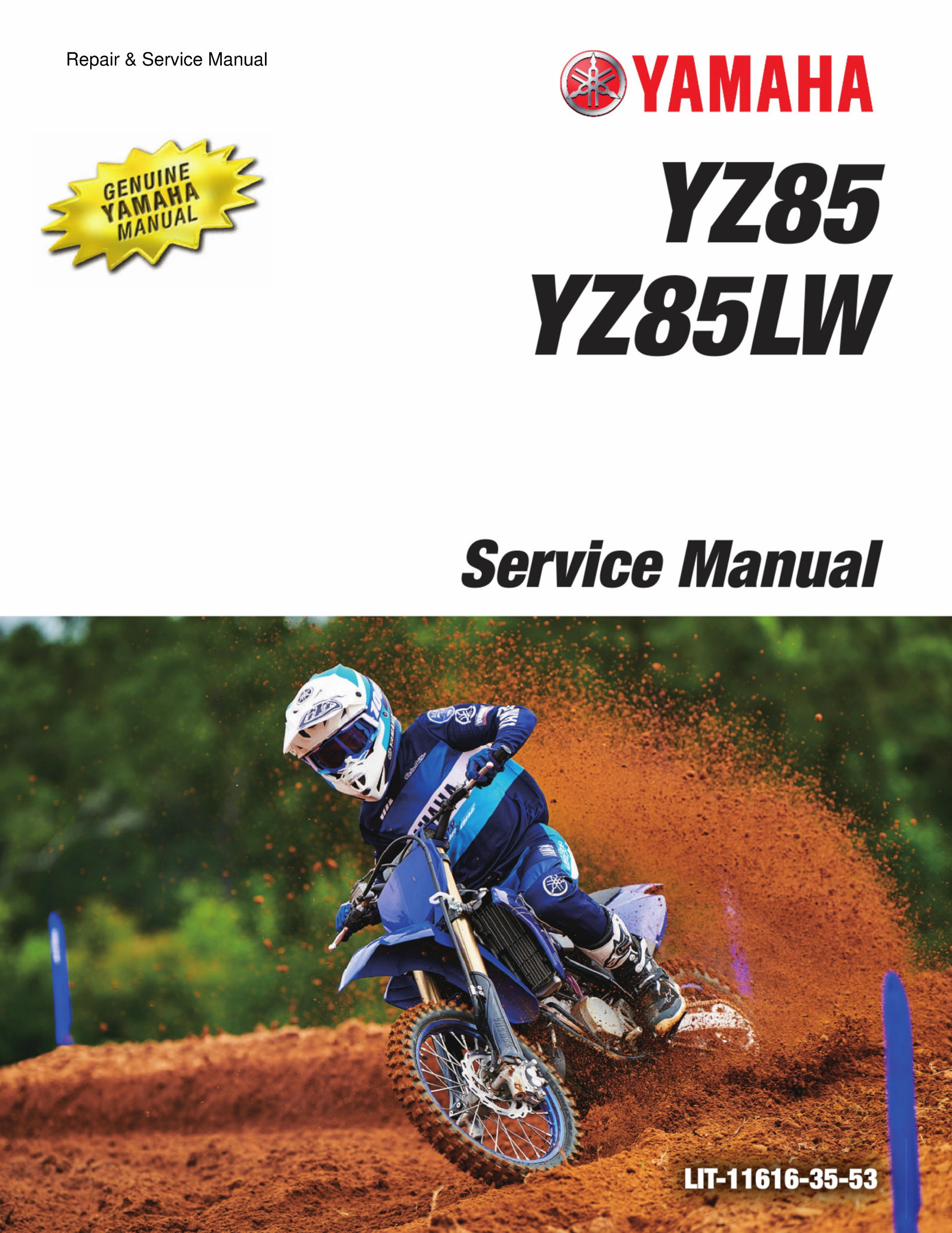 2024 Yamaha YZ85 Service & Repair Manual preview img 1