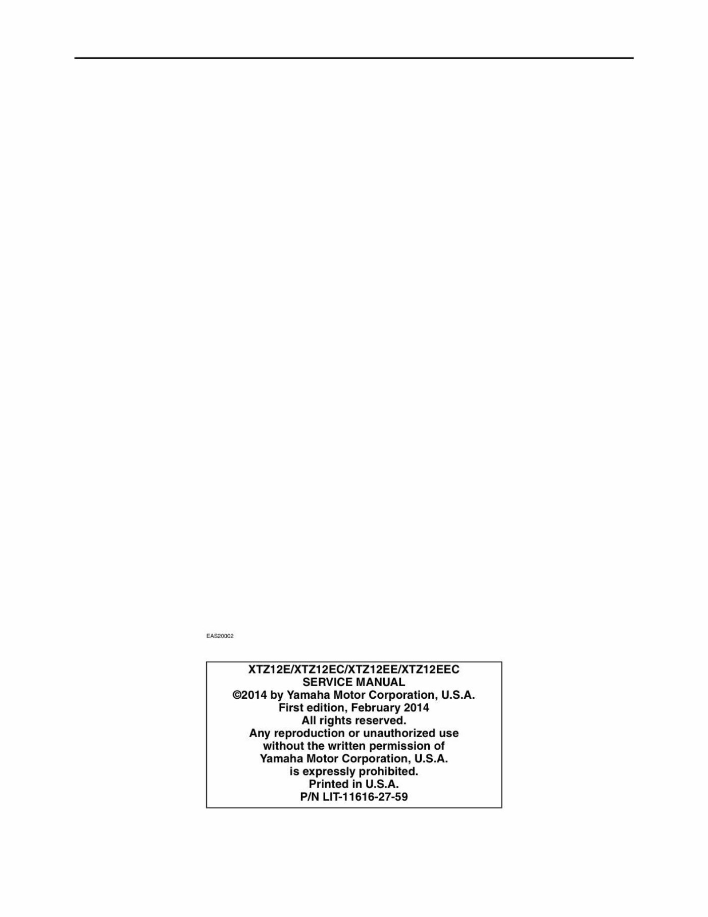 2021 Yamaha SUPER TENERE ES Service & Repair Manual preview img 2