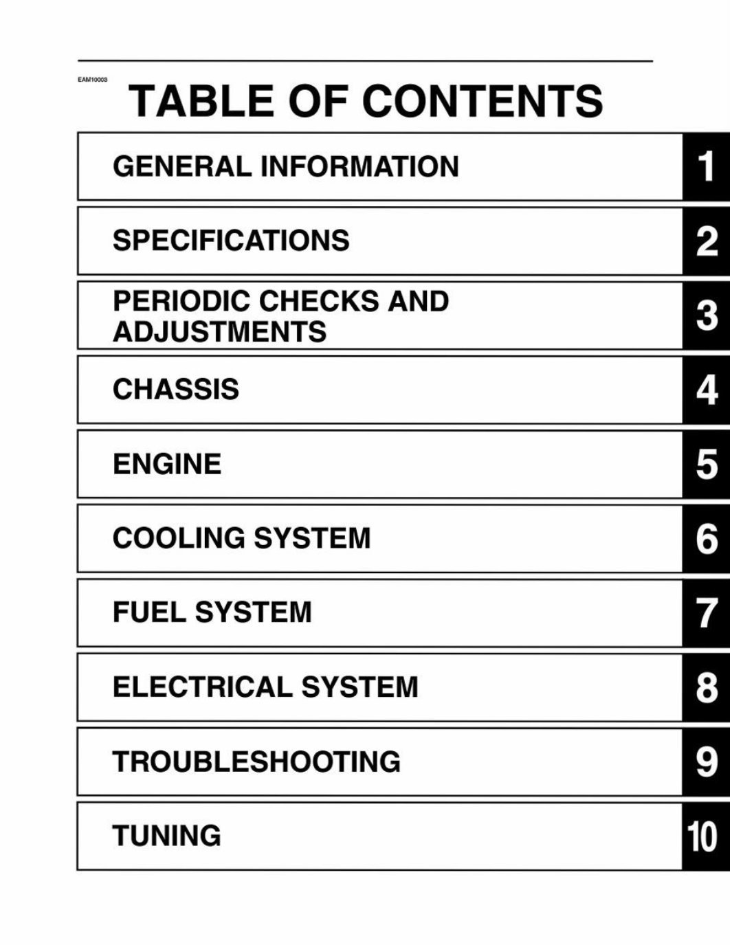 2021 Yamaha YZ250 Service & Repair Manual preview img 9