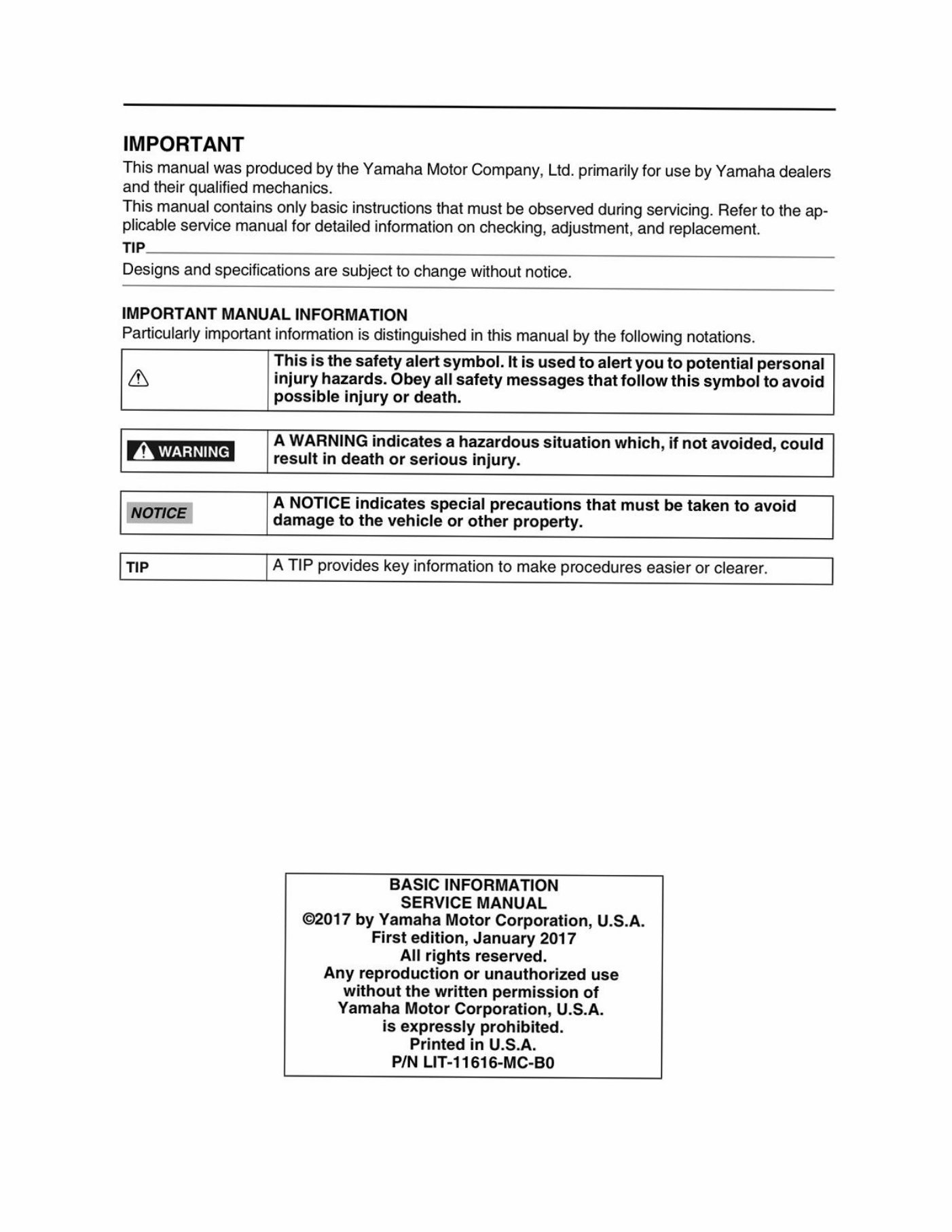 2018 Yamaha STAR VENTURE Service & Repair Manual preview img 7