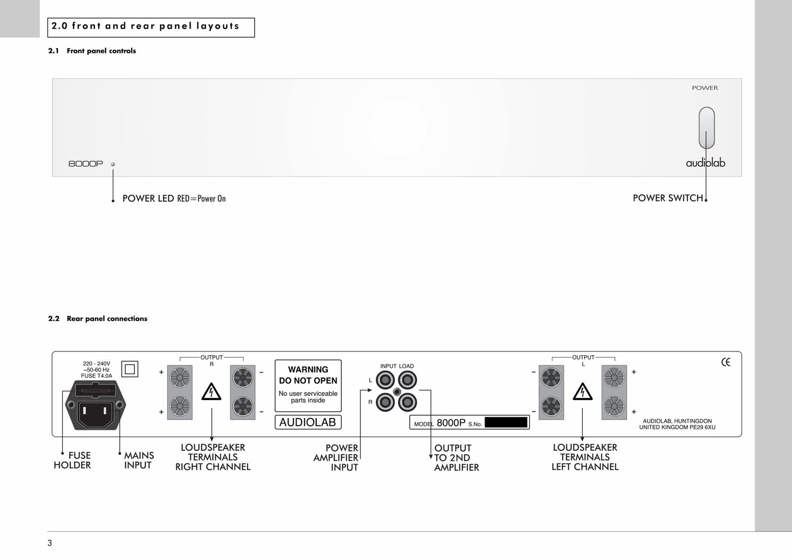Audiolab 8000AV Original Service Manual in preview img 6