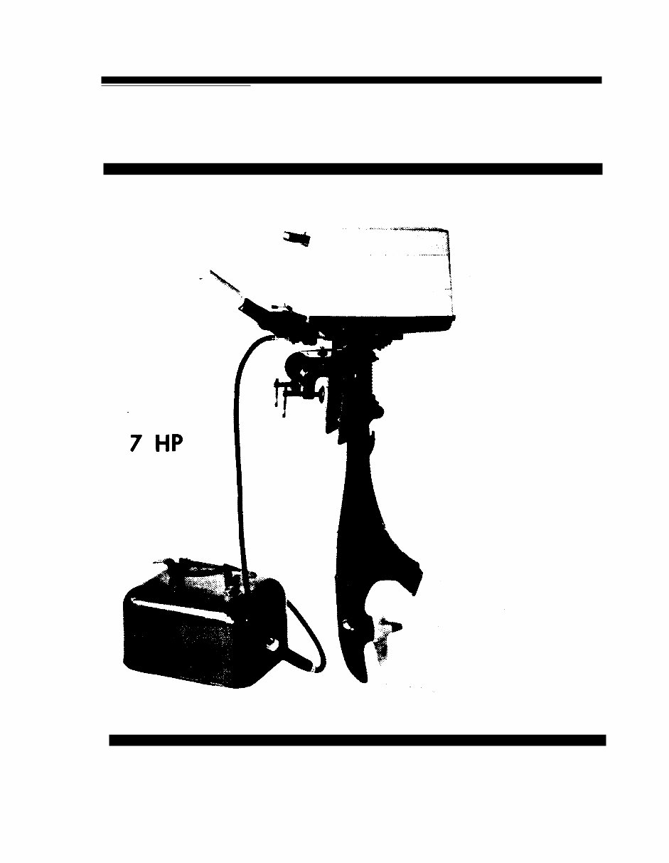 Clinton outboard J700 7 hp owners & parts manual preview img 1