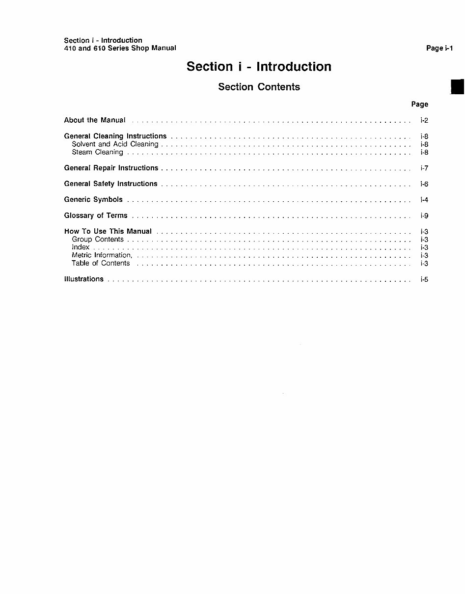 Cummins Service Diesel Engine 410 & 610 Series Manual Workshop Service Repair Manual preview img 5