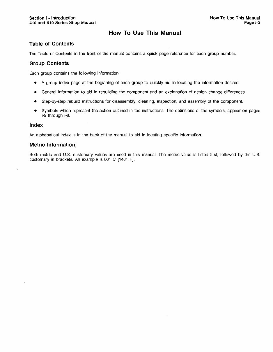 Cummins Service Diesel Engine 410 & 610 Series Manual Workshop Service Repair Manual preview img 7