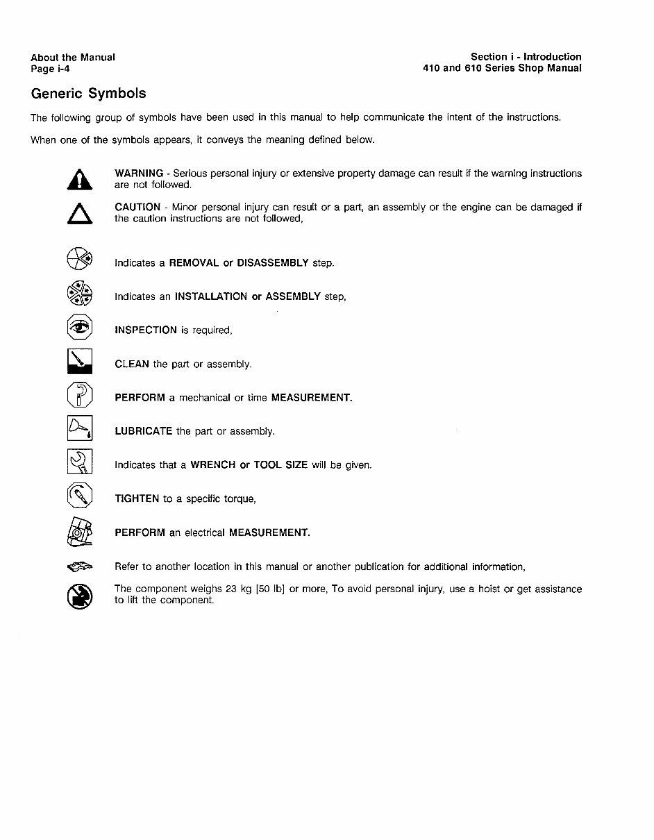 Cummins Service Diesel Engine 410 & 610 Series Manual Workshop Service Repair Manual preview img 8