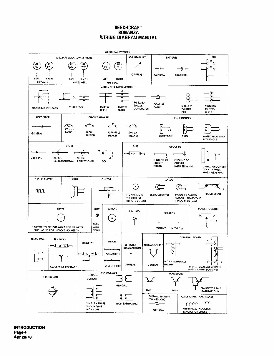 Beechcraft Bonanza 14 Volt Electrical Wiring Diagram Manual F33