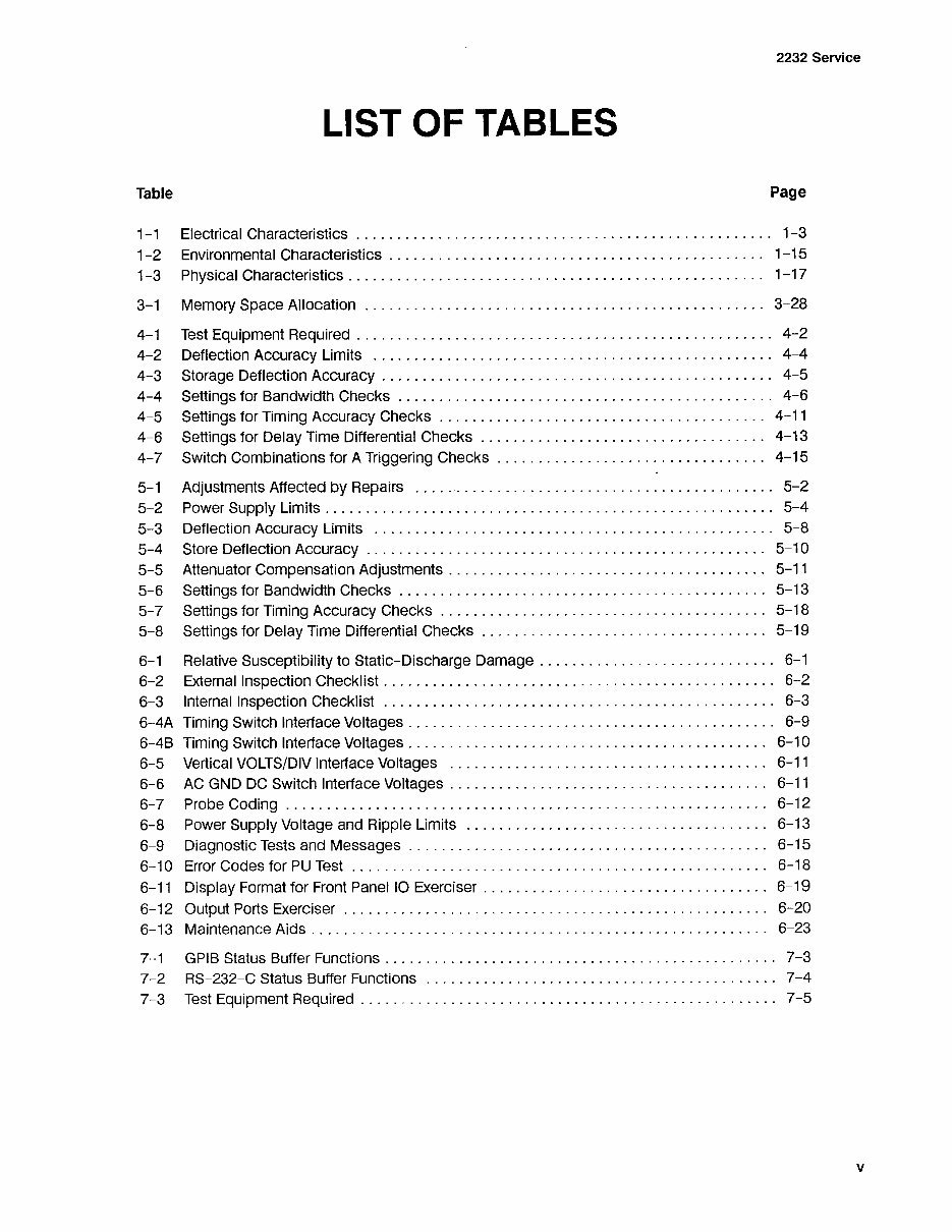 Tektronix 2232 Service Manual preview img 9