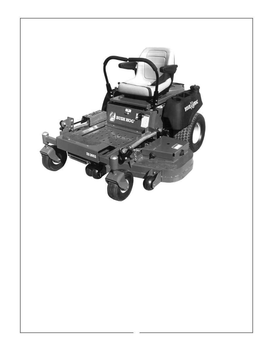BUSH HOG ESTATE Series ZERO TURN MOWER Maintenance preview img 10
