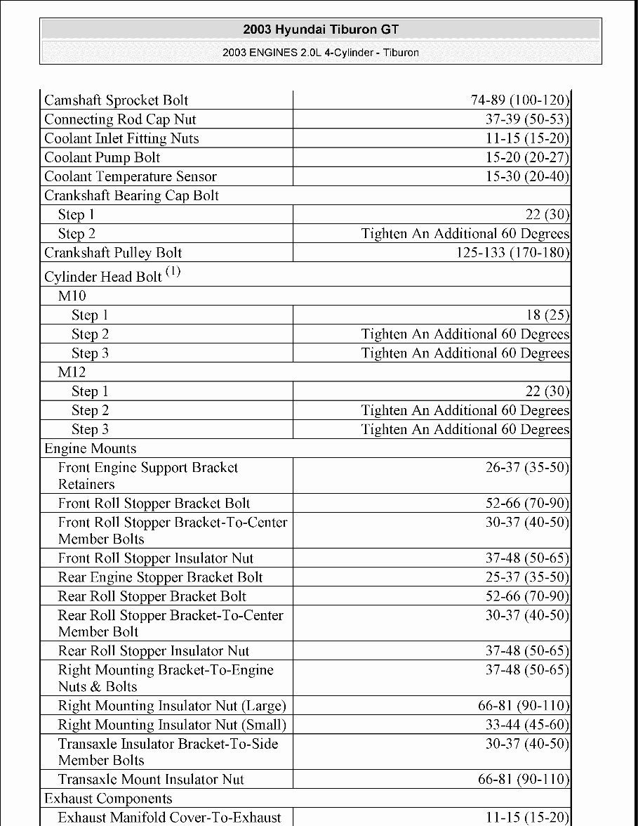 1995-2007 Hyundai Tiburon Service & Repair Manual preview img 10