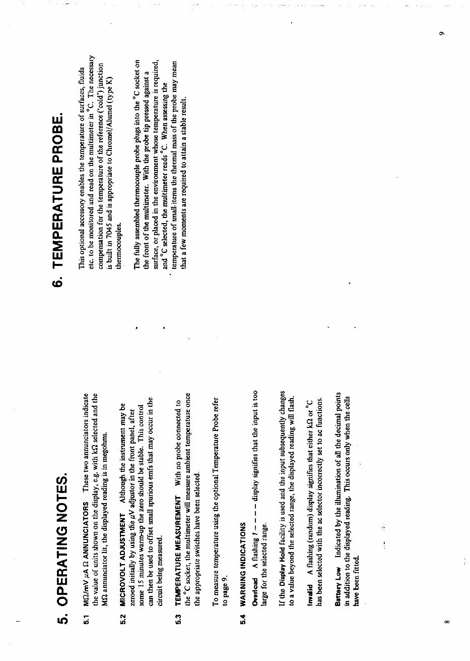 OWNER Manual SOLARTRON 7045 Multimeter preview img 3