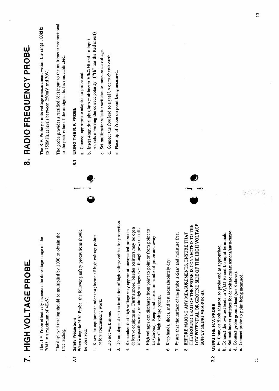 OWNER Manual SOLARTRON 7045 Multimeter preview img 4