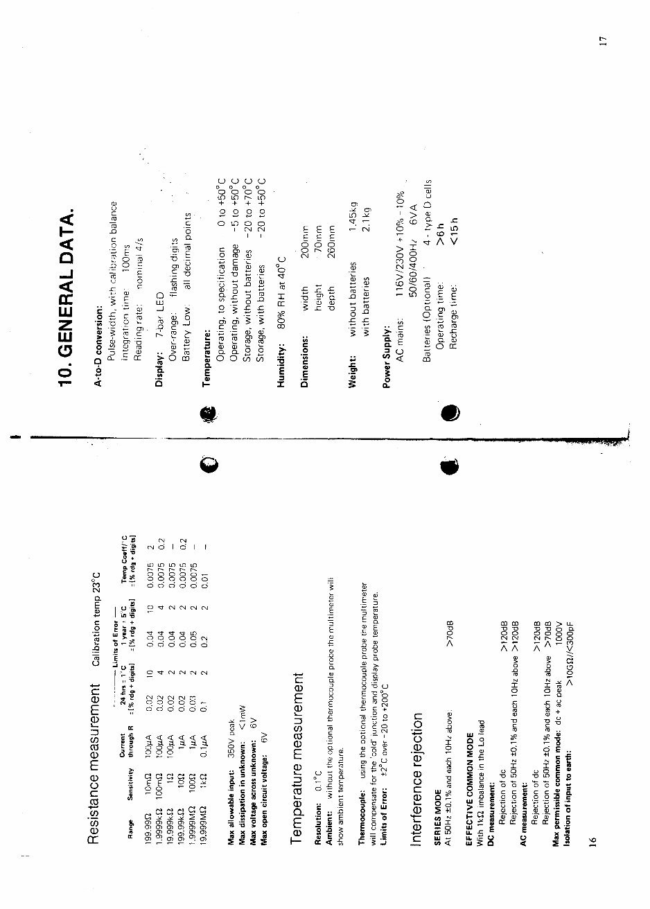 OWNER Manual SOLARTRON 7045 Multimeter preview img 5