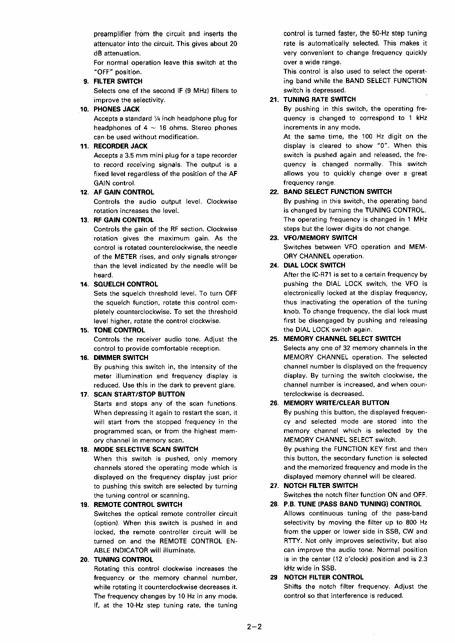 ICOM IC-R71A/E/D COMMUNICATIONS RECEIVER Repair Manual preview img 5