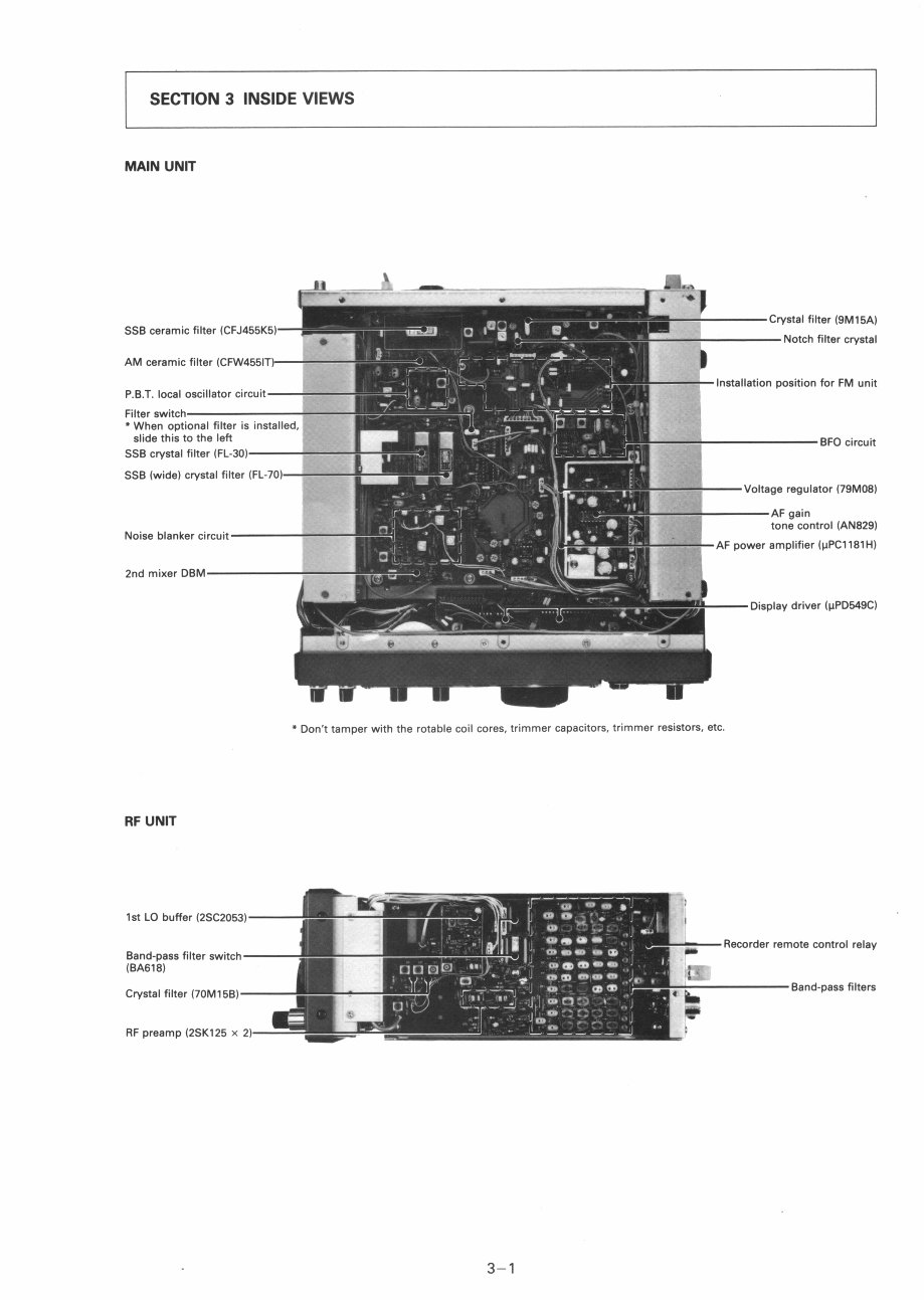 ICOM IC-R71A/E/D COMMUNICATIONS RECEIVER Repair Manual preview img 8