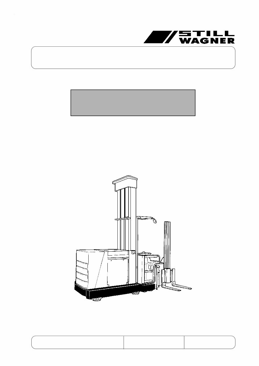 Still Wagner MX10-N, MX13-N Forklift Service Repair Workshop Manual preview img 1