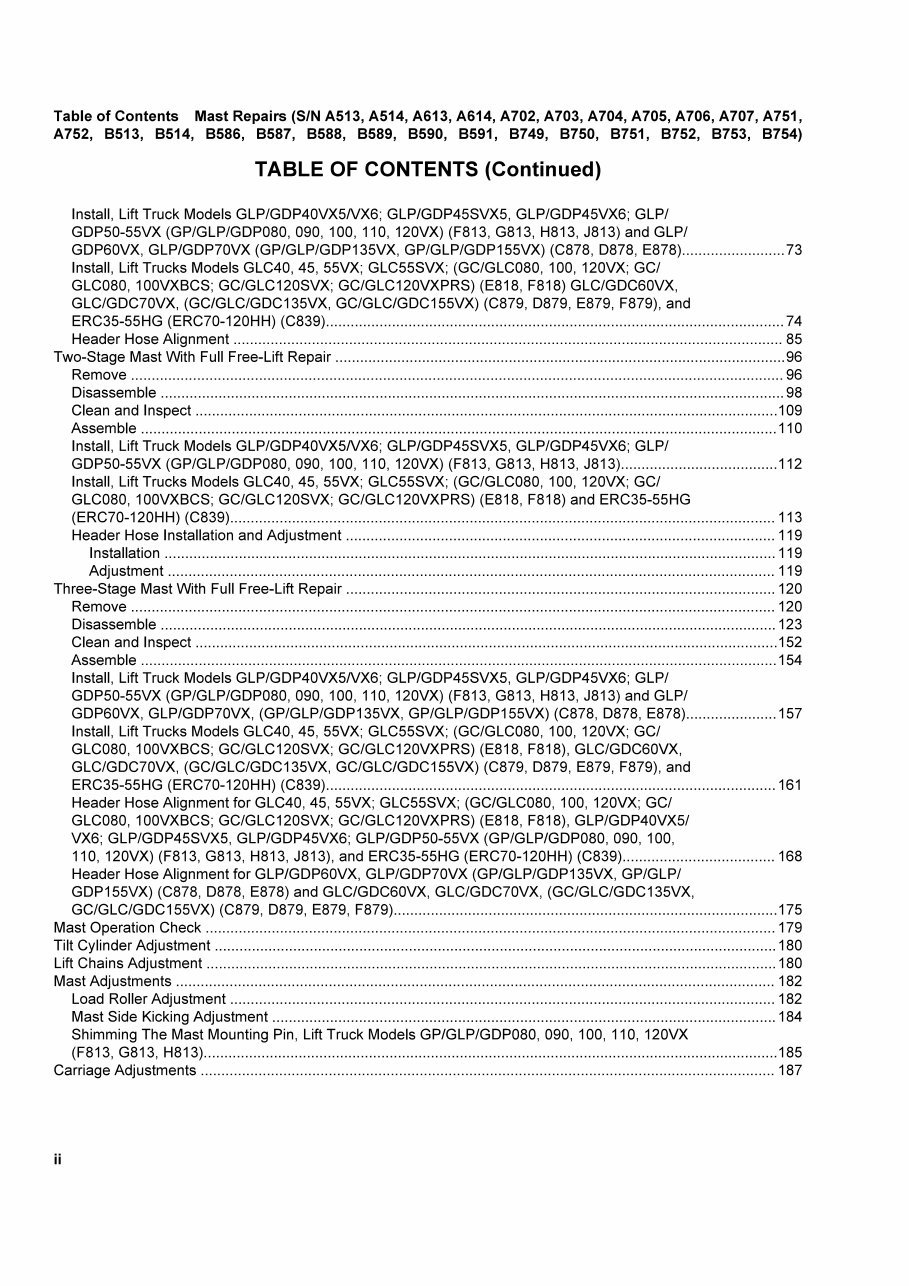 YALE (C839) ERC070HH, ERC080HH, ERC100HH, ERC120HH Lift Truck Service Repair Manual preview img 4
