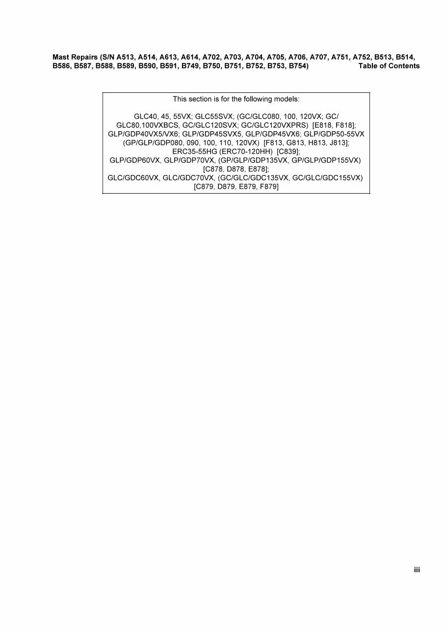 YALE (C839) ERC070HH, ERC080HH, ERC100HH, ERC120HH Lift Truck Service Repair Manual preview img 5