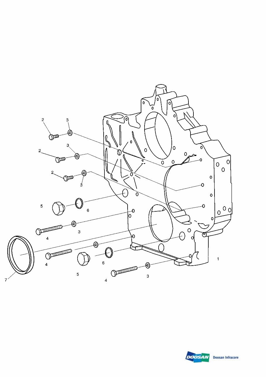 DAEWOO DOOSAN SD300 WHEELED Loader Service Parts Catalogue Manual preview img 5