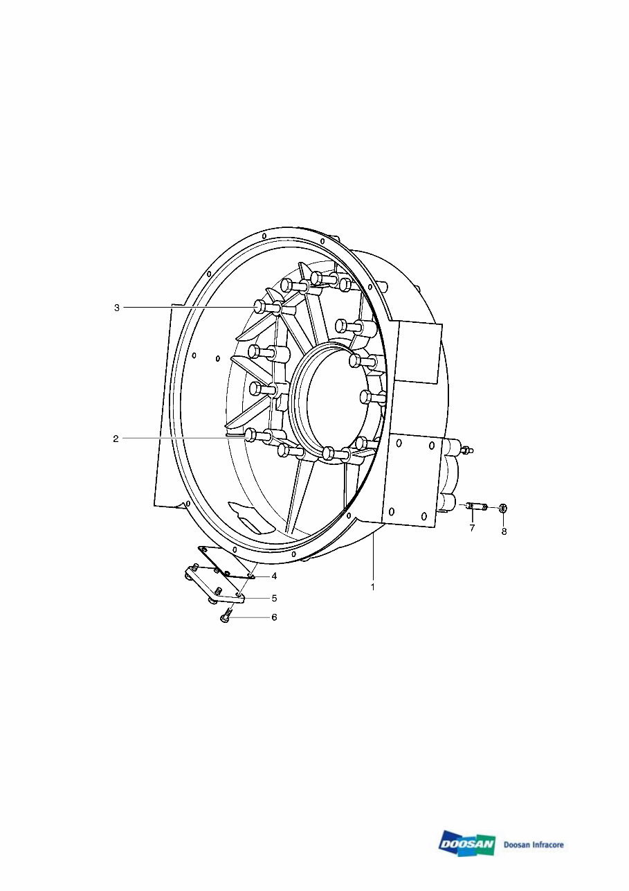 DAEWOO DOOSAN SD300 WHEELED Loader Service Parts Catalogue Manual preview img 9