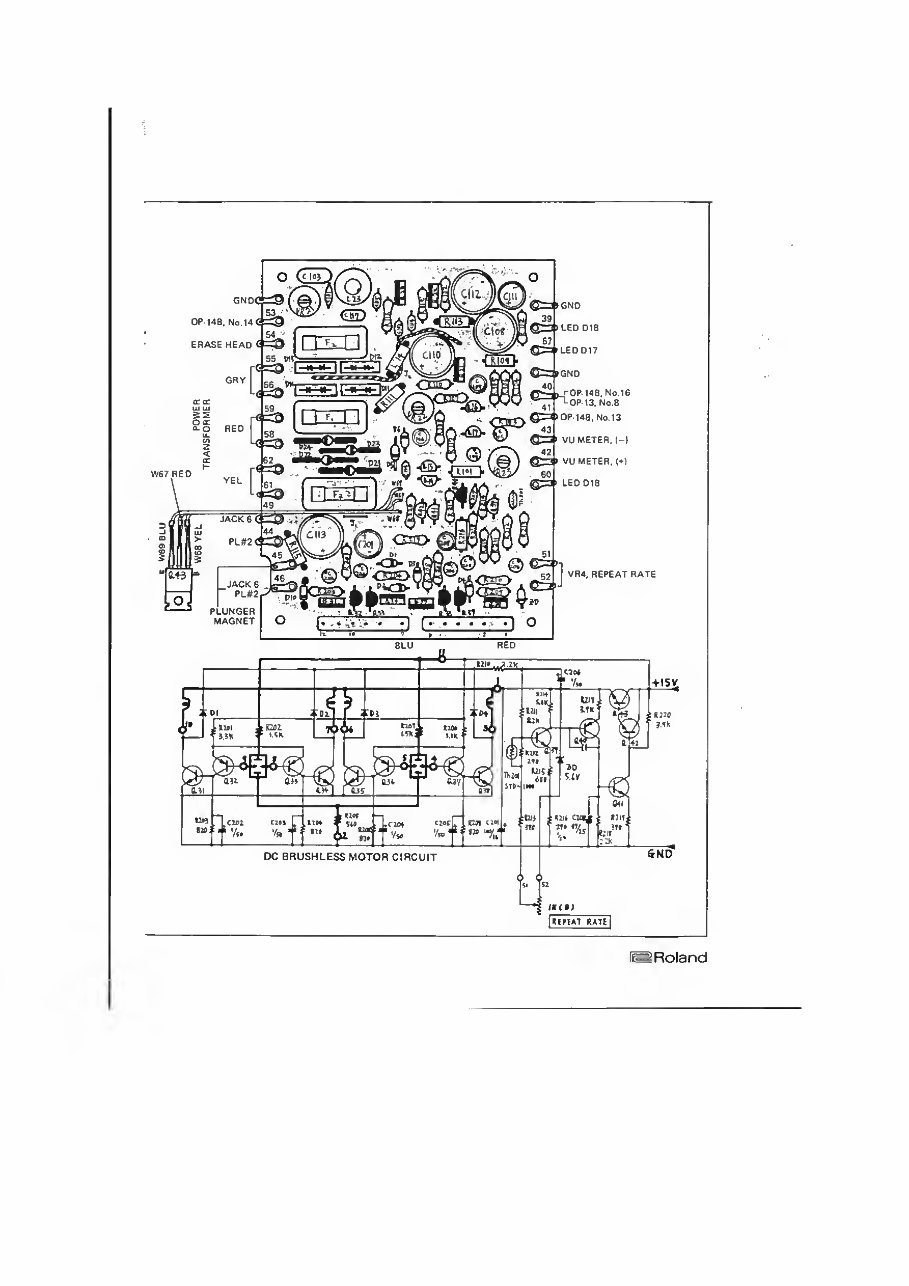 Roland re201 re-201 re101 re-101 re complete service manual preview img 8