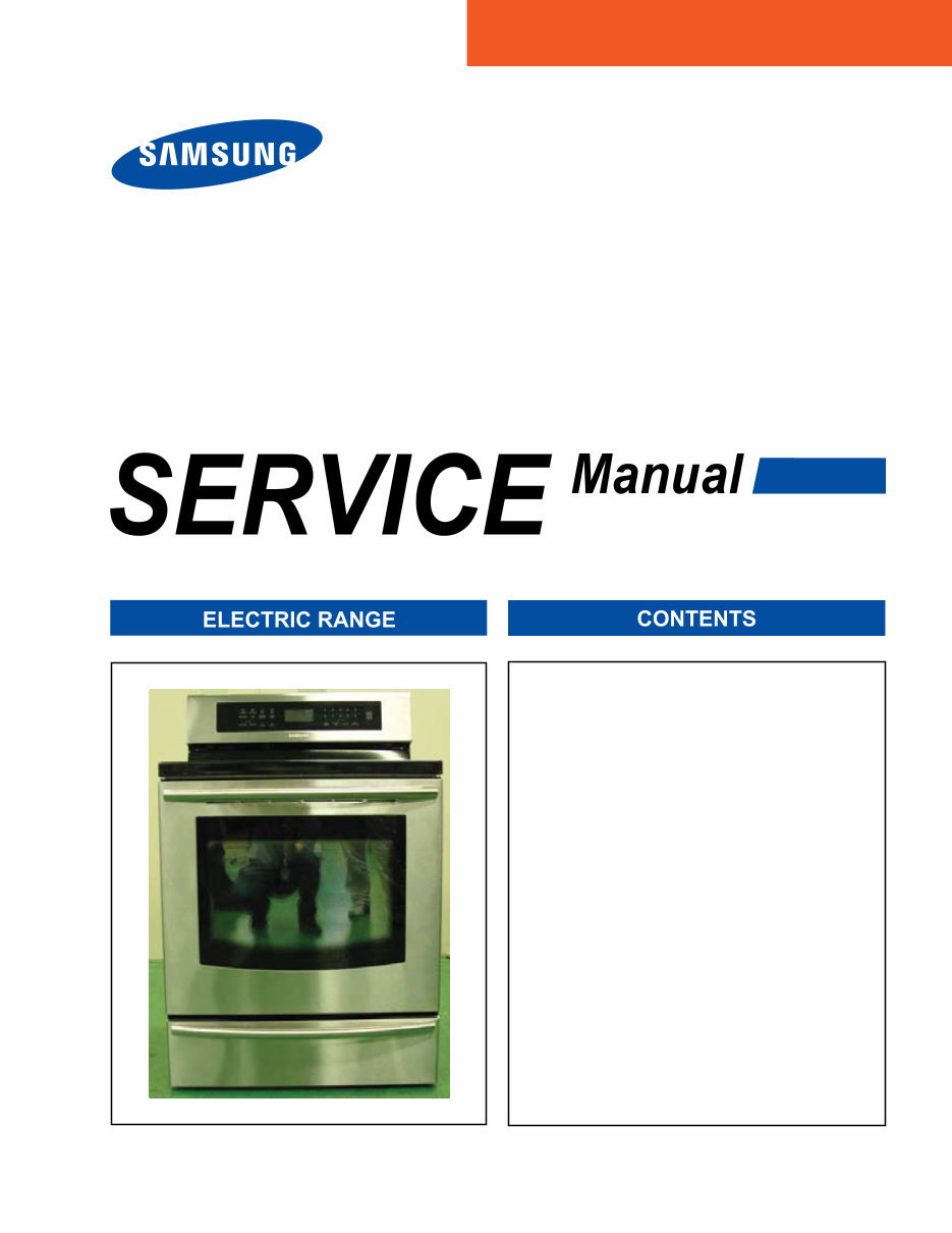 Samsung FTQ307NWGX STandING Range Service Manual preview img 1