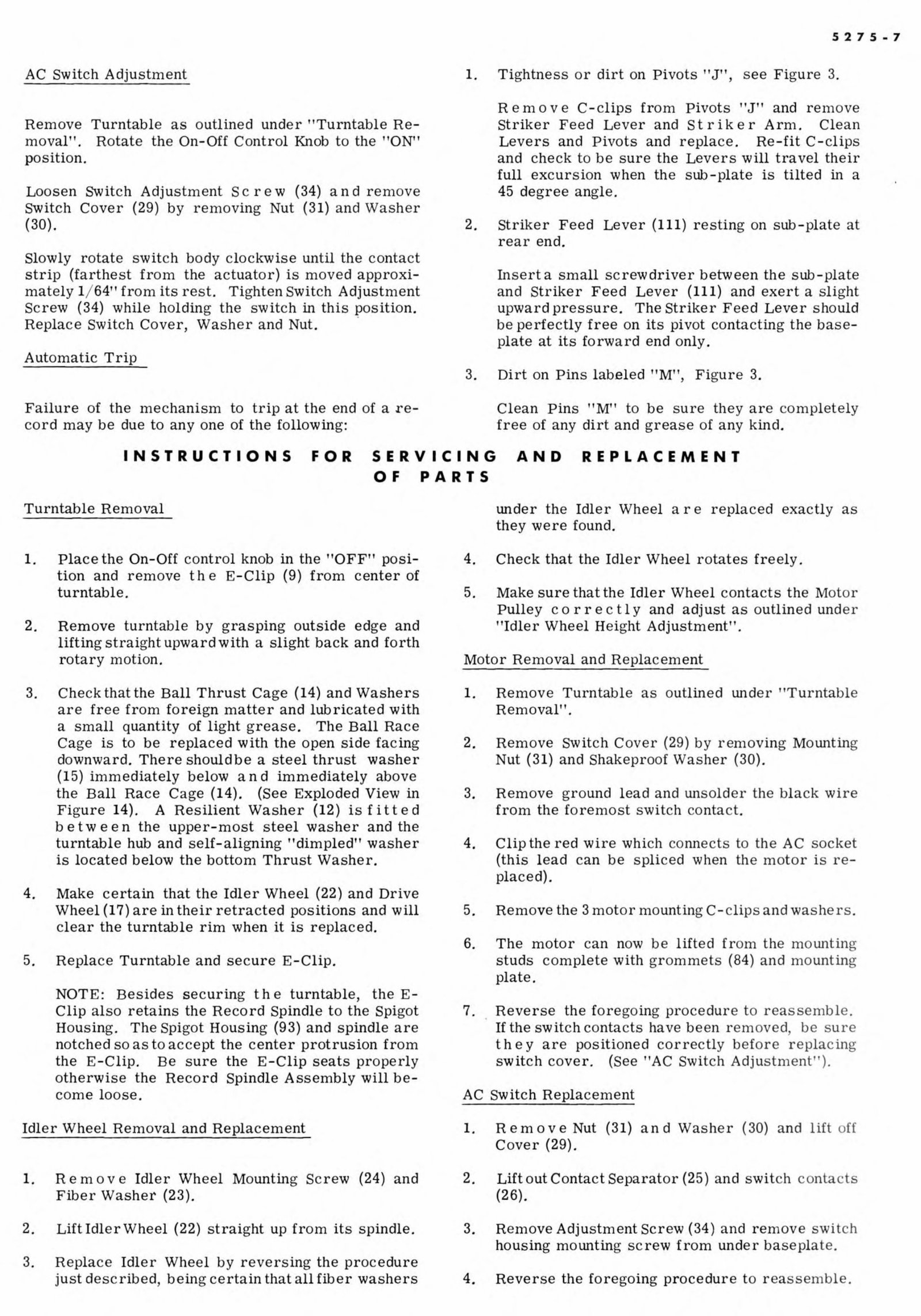 Magnavox w604,w605,w606,w607, w608 Micromatic Service Manual preview img 7