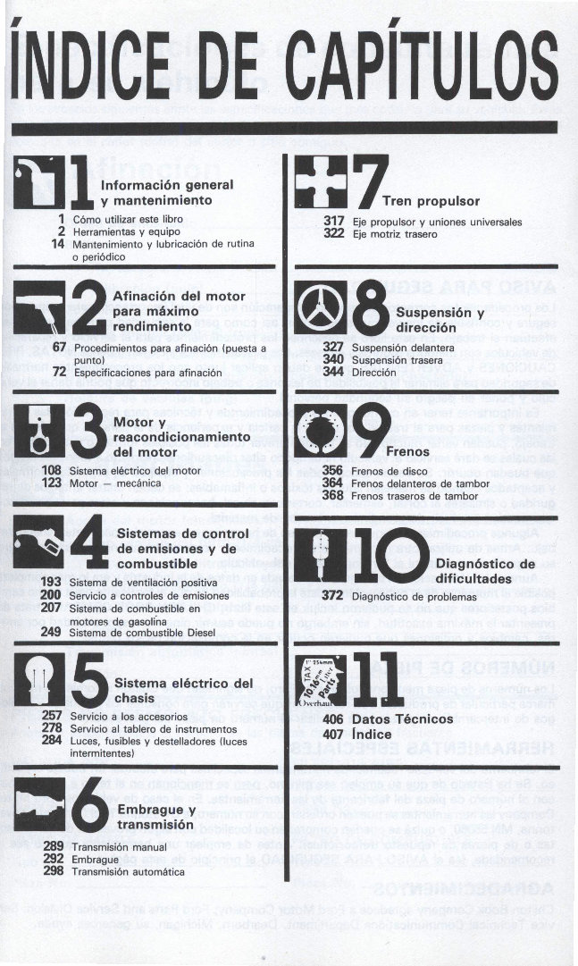 1965-1986 Ford F-100, F-150, F-250, F-300, F-350 Repair Manual (in Spanish) preview img 1