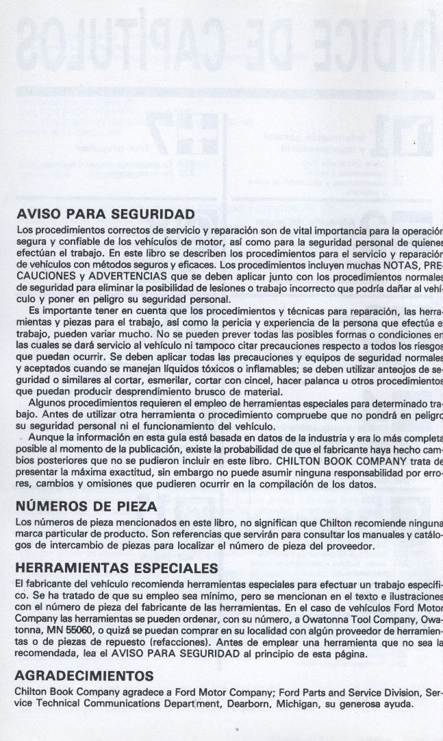 1965-1986 Ford F-100, F-150, F-250, F-300, F-350 Repair Manual (in Spanish) preview img 2