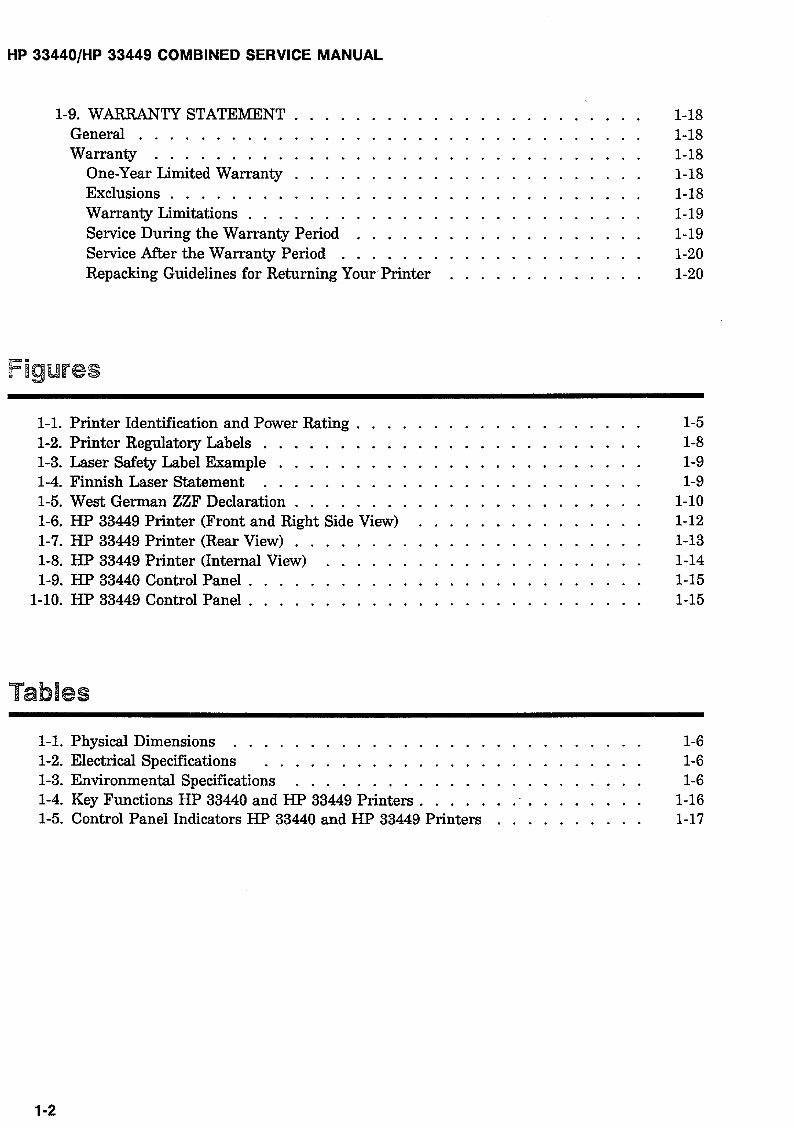 HP LaserJet Series II printer (HP 33440), LaserJet III printer (HP 33449) Combined Service Repair Manual preview img 9