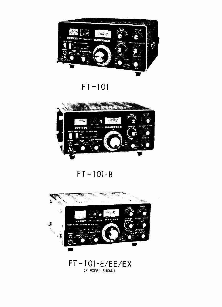 YAESU FT-101 FT-101B FT-101E /EE/EX Service Manual | Download Manual