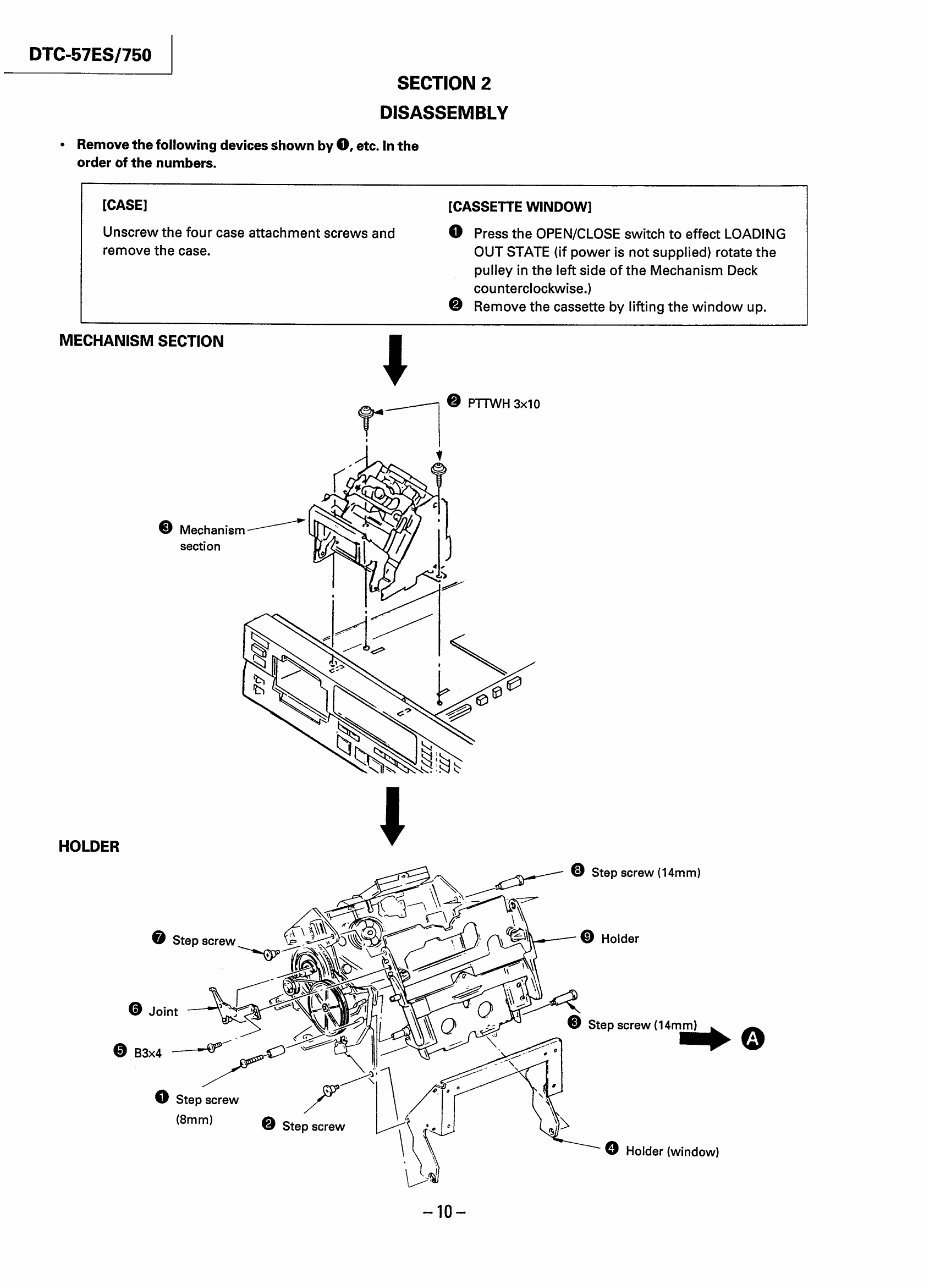 Sony DTC-57-ES DAT , Original Service Manual preview img 10
