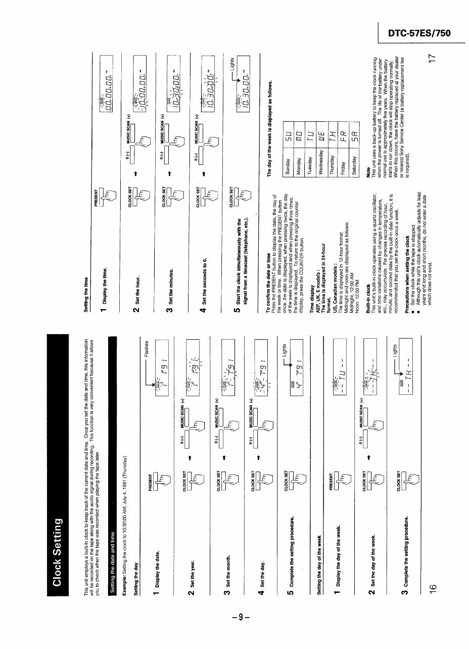 Sony DTC-57-ES DAT , Original Service Manual preview img 9