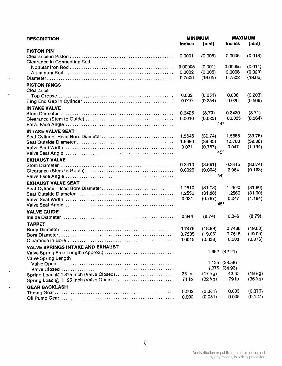 Onan Cummins NHA, NHAV, NHB & NHBV Engine Service & Parts Manual - preview img 8