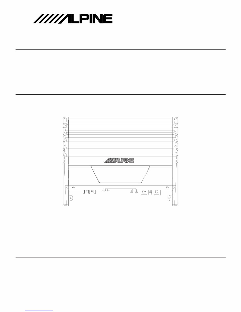 Alpine MRD-M-501 Service Manual preview img 1