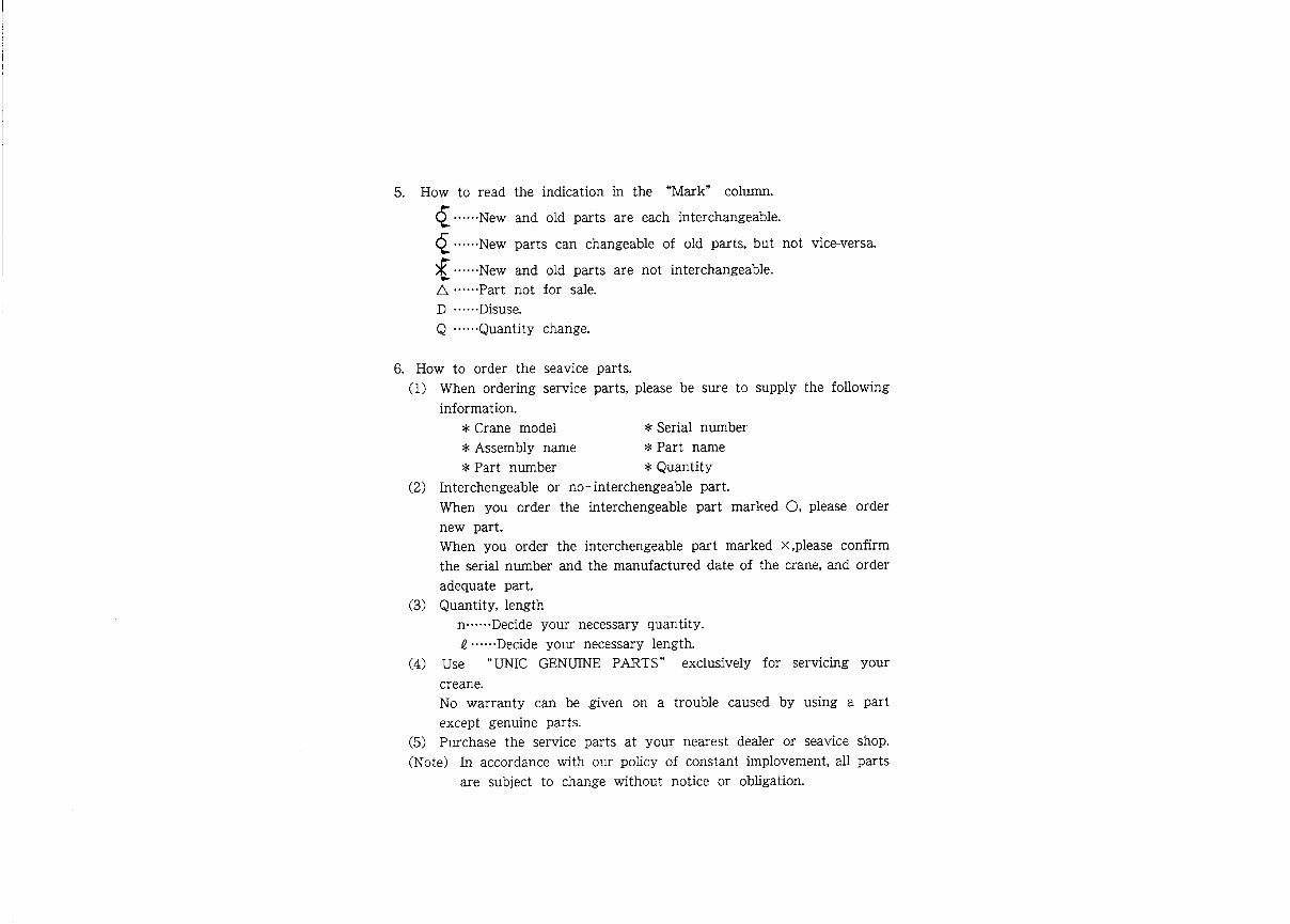 Furukawa Unic UR500 Series Hydraulic Crane Parts Manual preview img 3