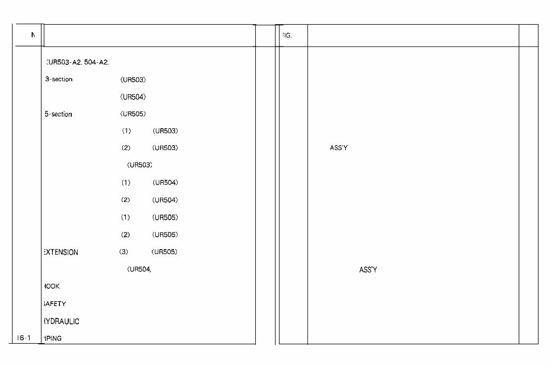 Furukawa Unic UR500 Series Hydraulic Crane Parts Manual preview img 5