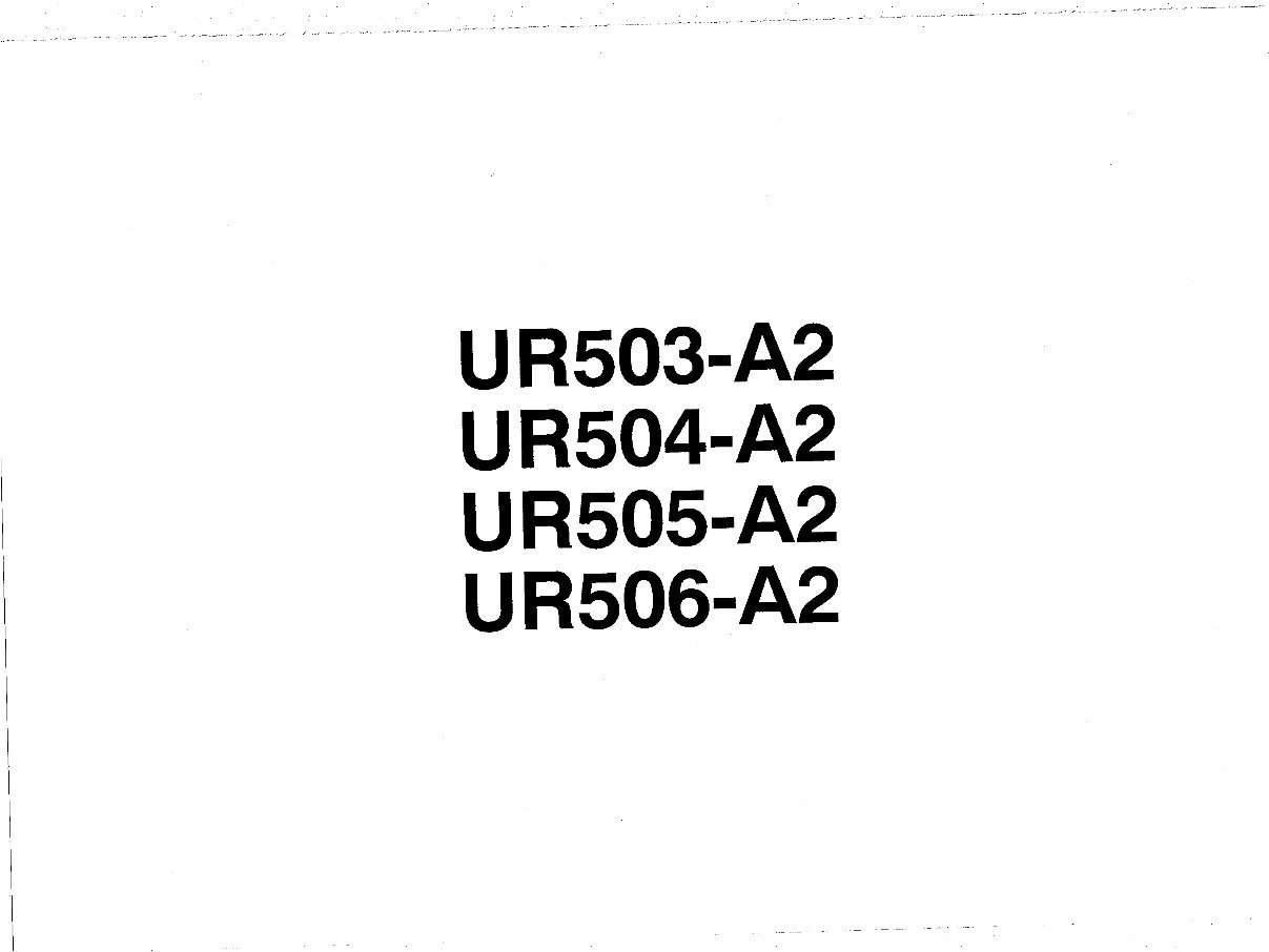 Furukawa Unic UR500 Series Hydraulic Crane Parts Manual preview img 8