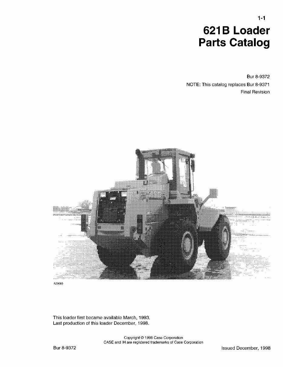 Case 621B Parts Catalog preview img 3