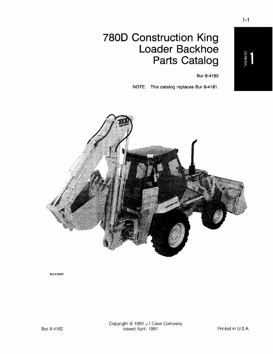 Model 780 Holiday Spring Case 780D Parts Catalog | eManualOnline