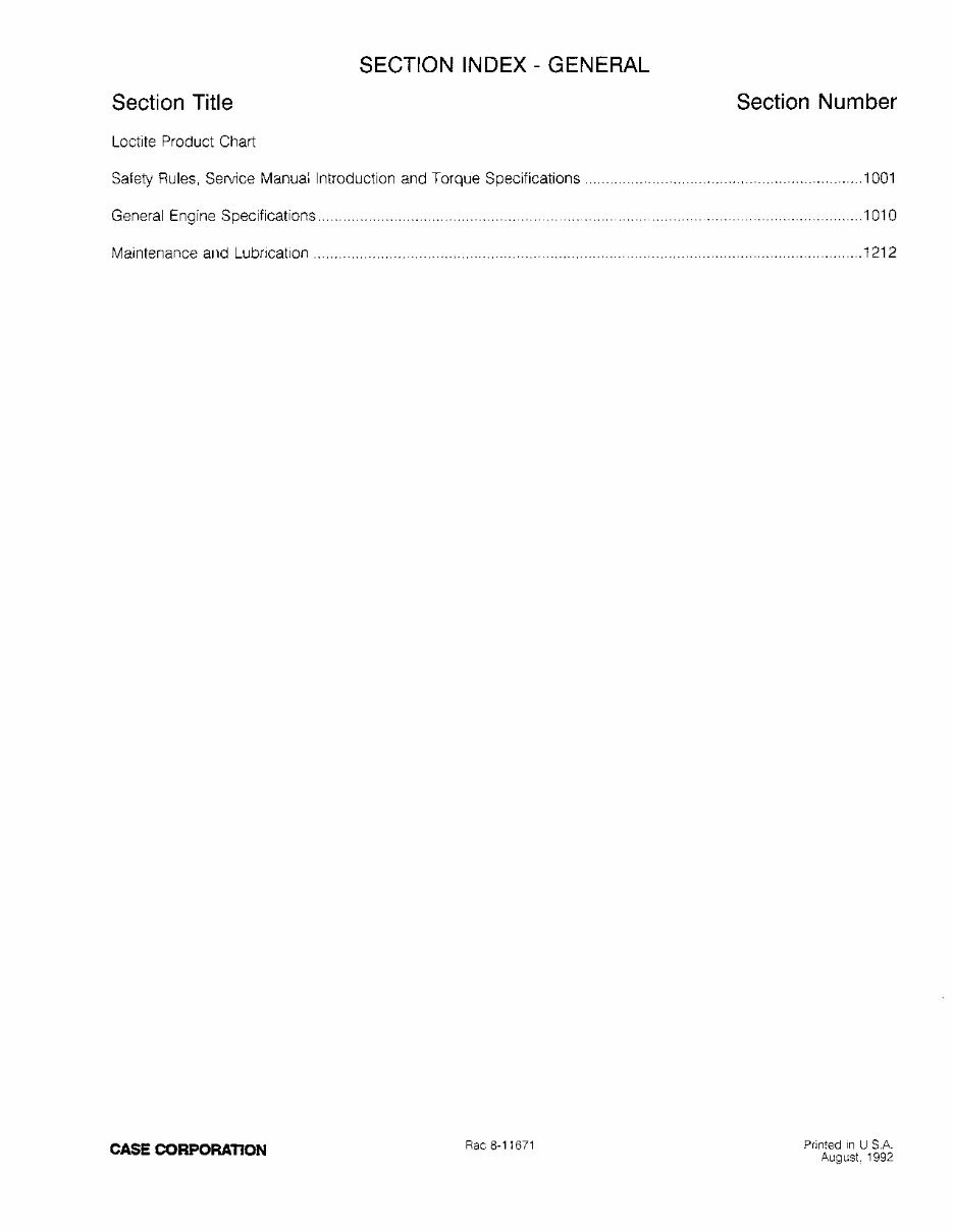 Case 1550 Service Manual preview img 5