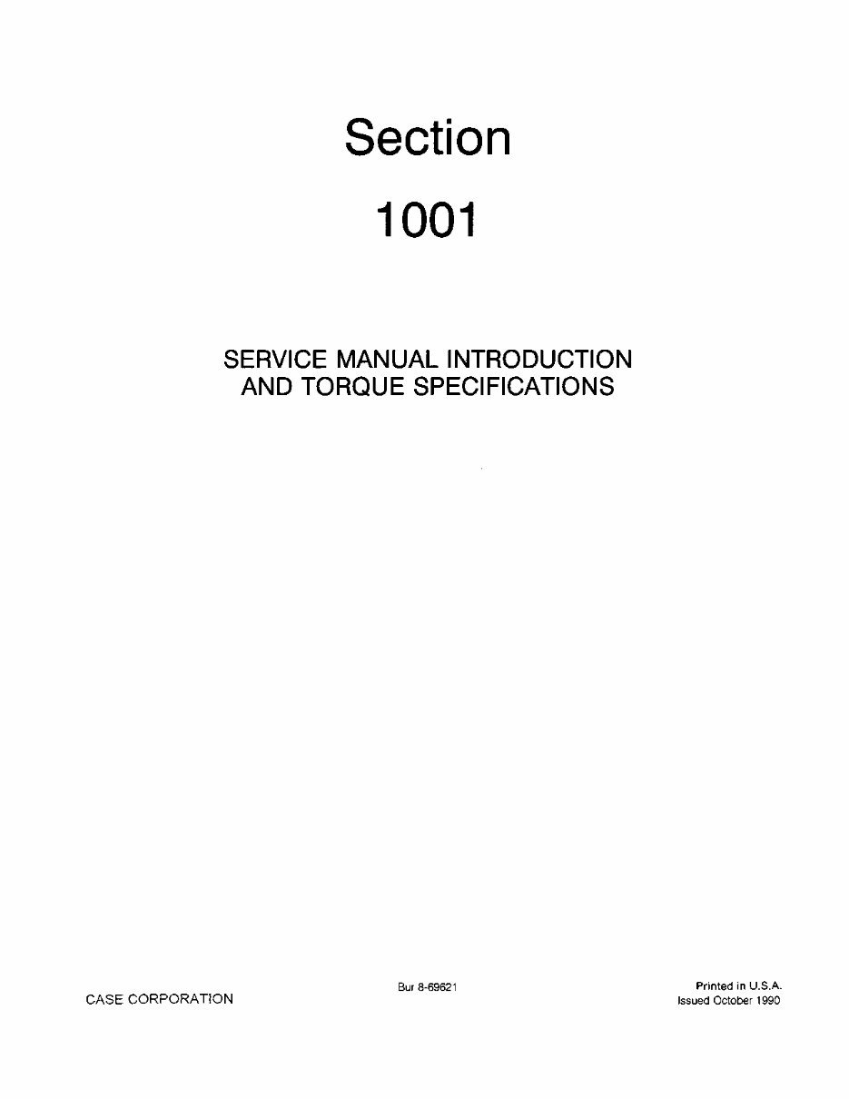 Case 1550 Service Manual preview img 7
