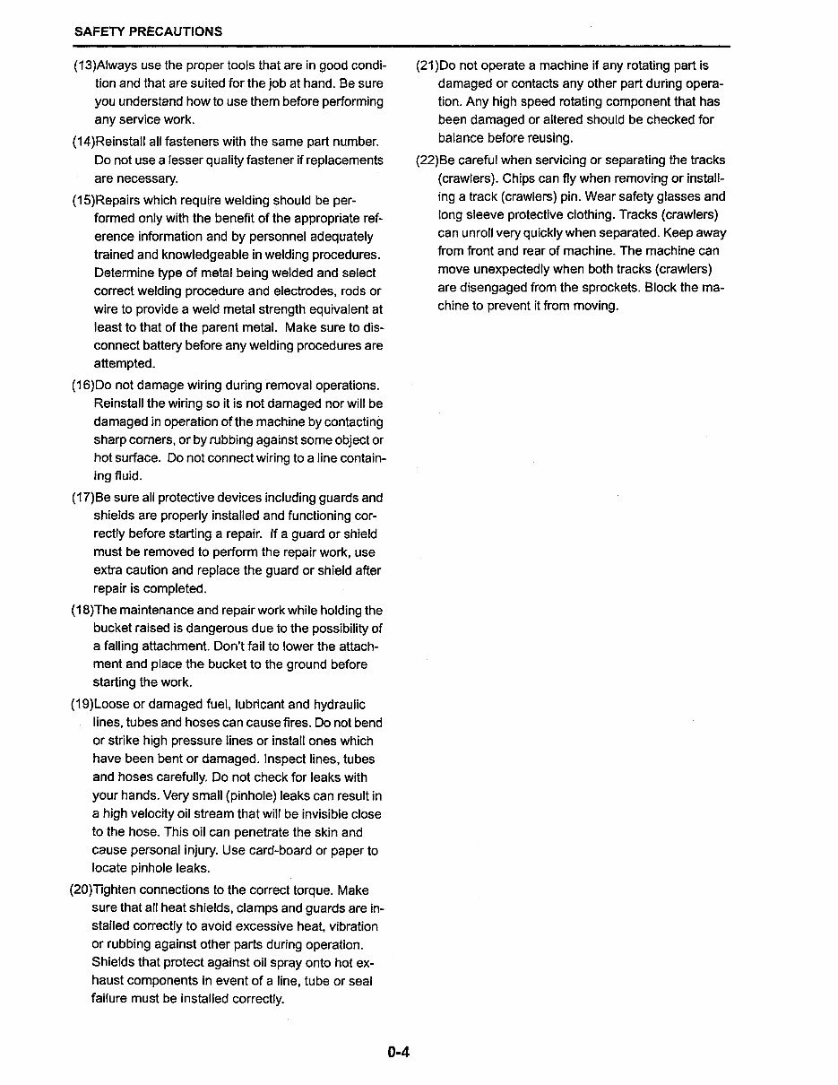 Kobelco SK50SR-3 Service Manual preview img 7