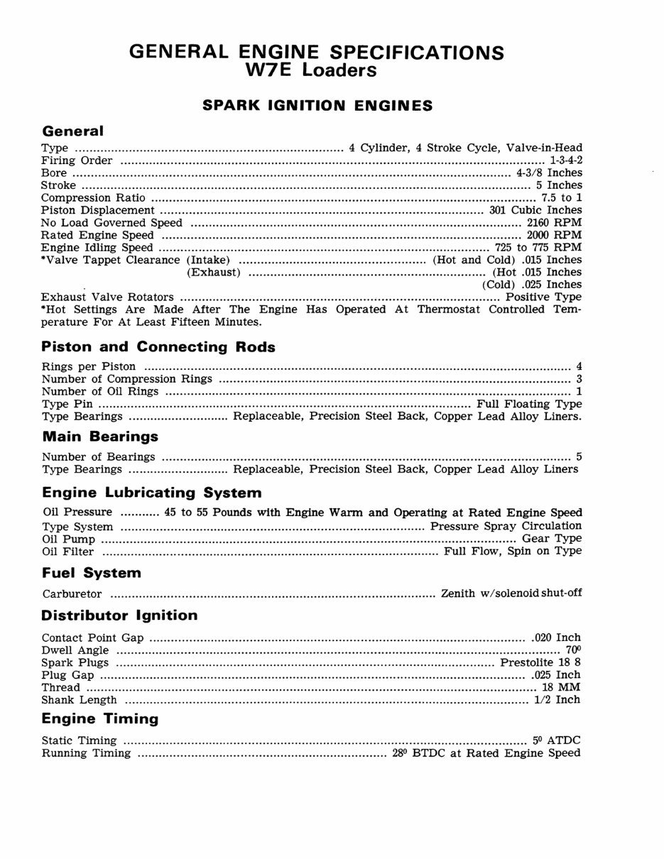 Case W7E Service Manual preview img 5