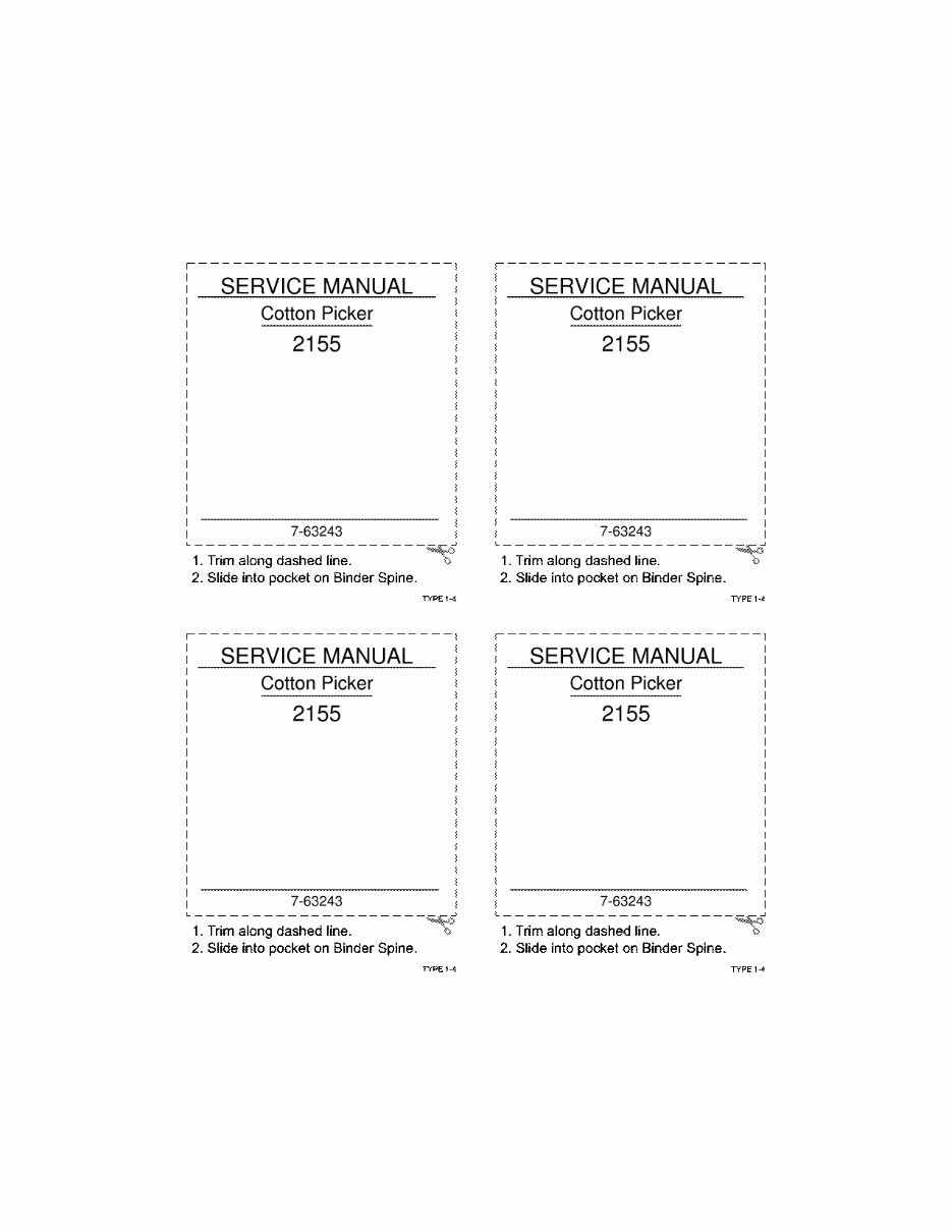 Case IH 2155 Service Manual preview img 1