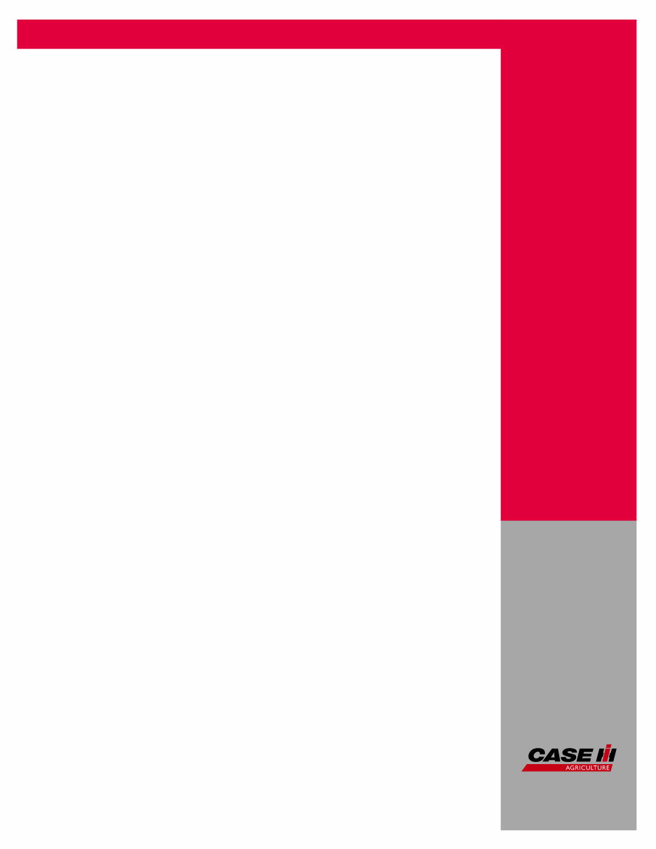 Case IH DC162 Operators Manual preview img 1